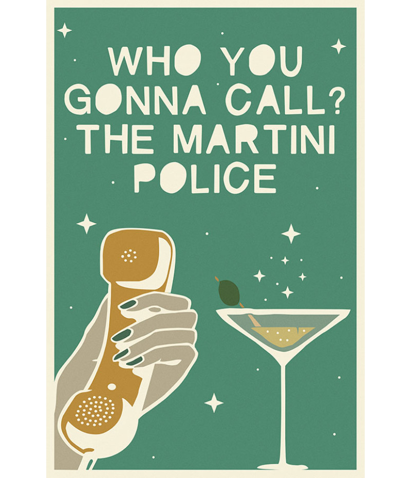 Poster Martini Police - Misc - Frases