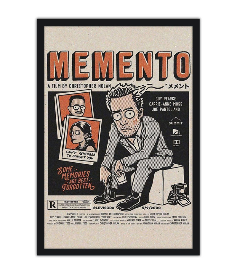 Poster Memento - Amnésia - Alternativo - Misc - Filmes