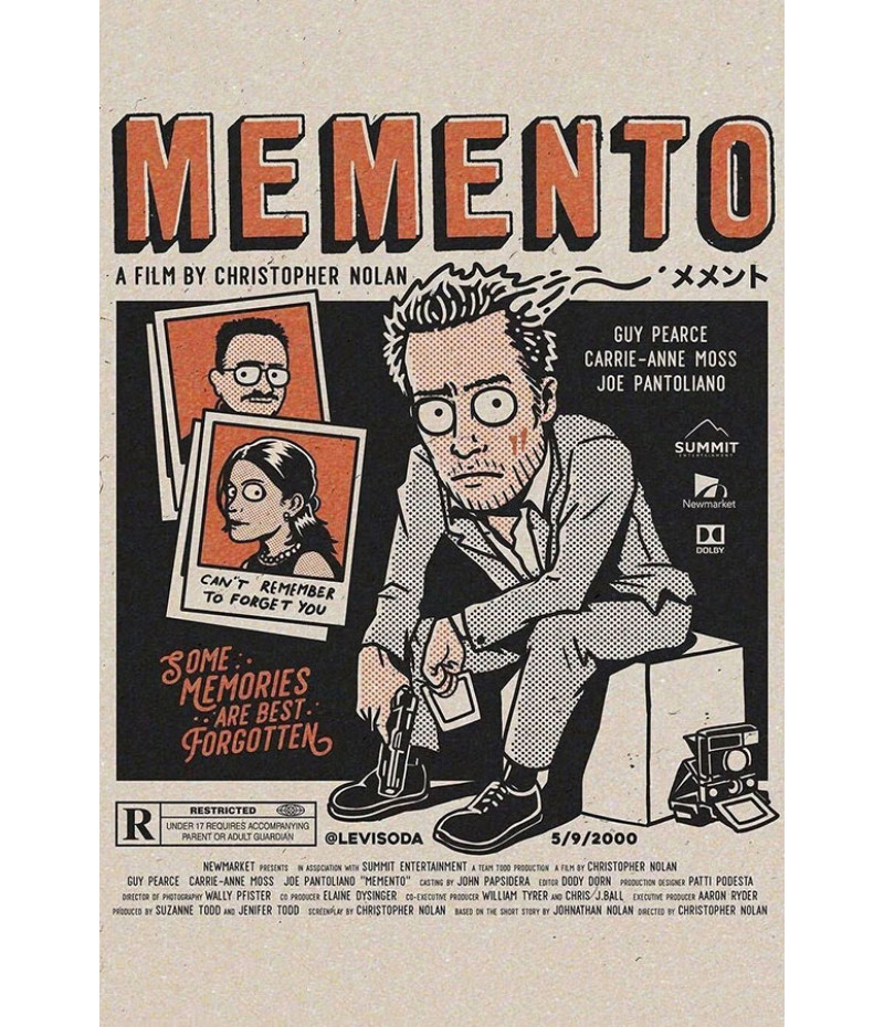 Poster Memento - Amnésia - Alternativo - Misc - Filmes