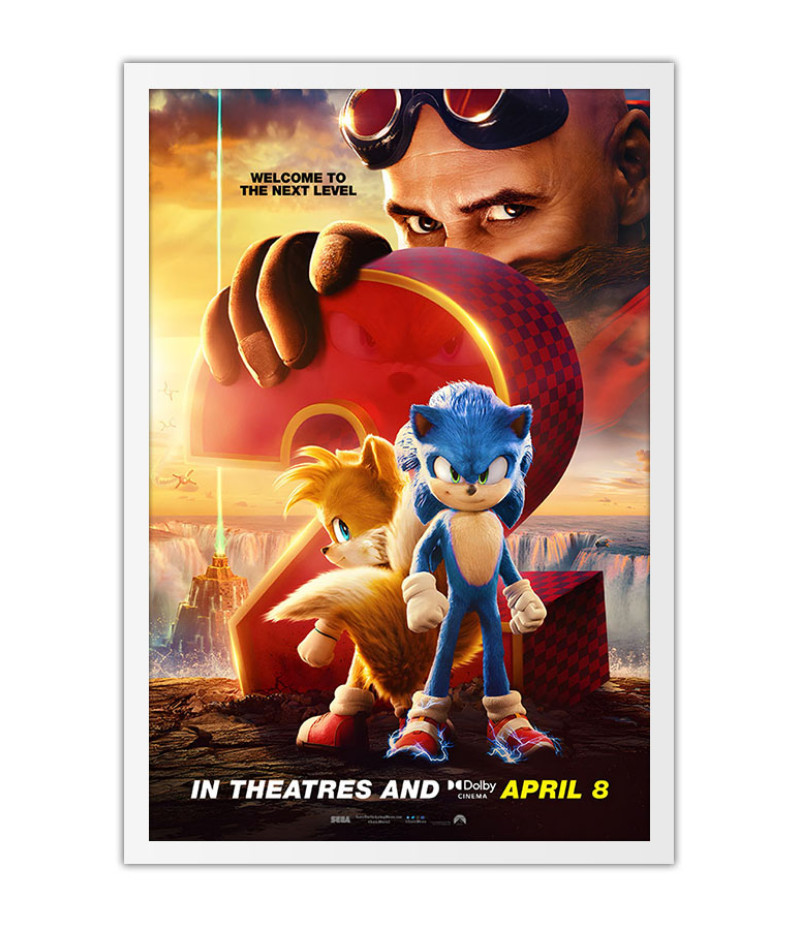Poster Sonic 2 - Infantil - Filmes