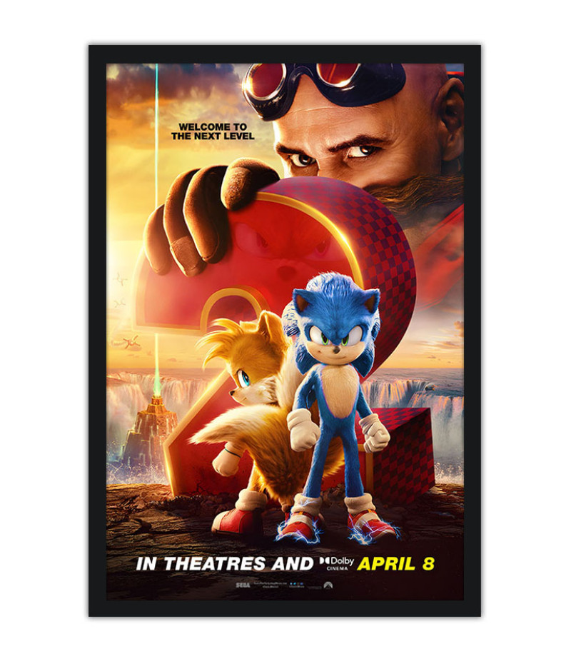 Poster Sonic 2 - Infantil - Filmes