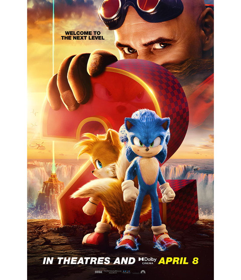 Poster Sonic 2 - Infantil - Filmes