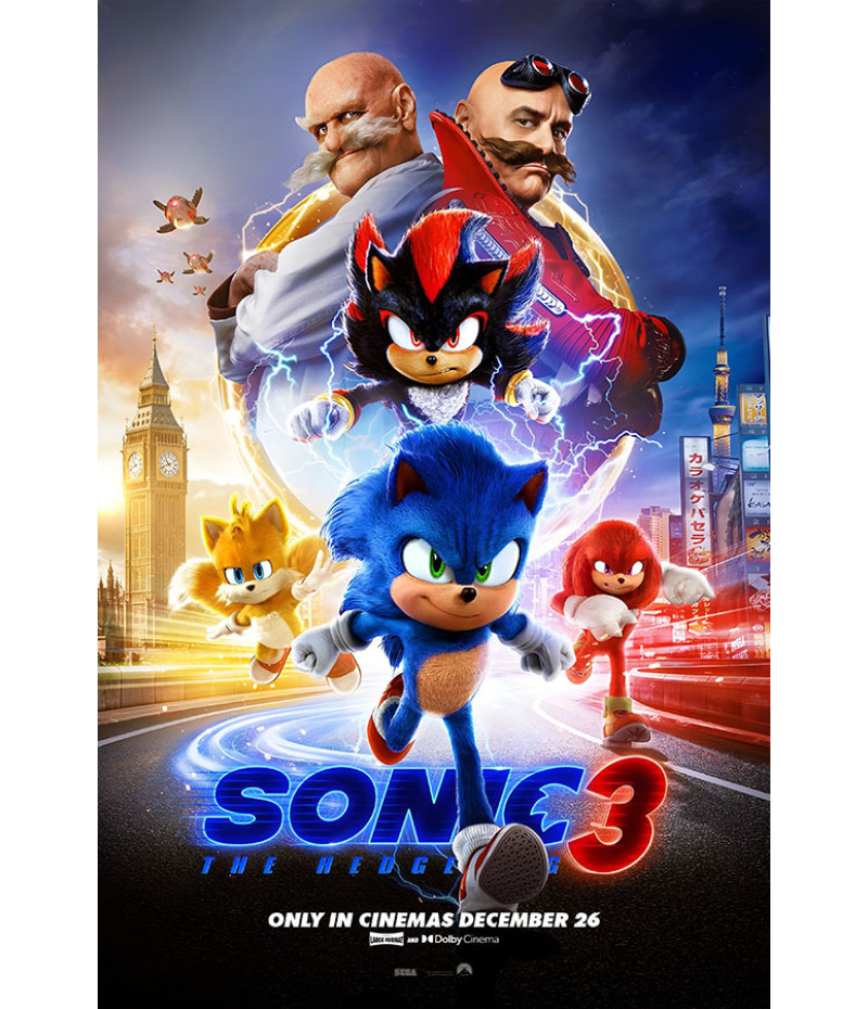 Poster Sonic 3 - Infantil - Filmes