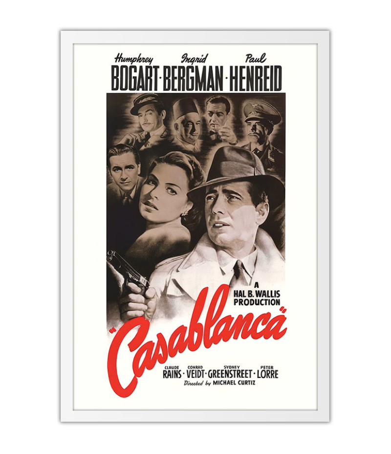 Poster Casablanca - Vintage - Filmes