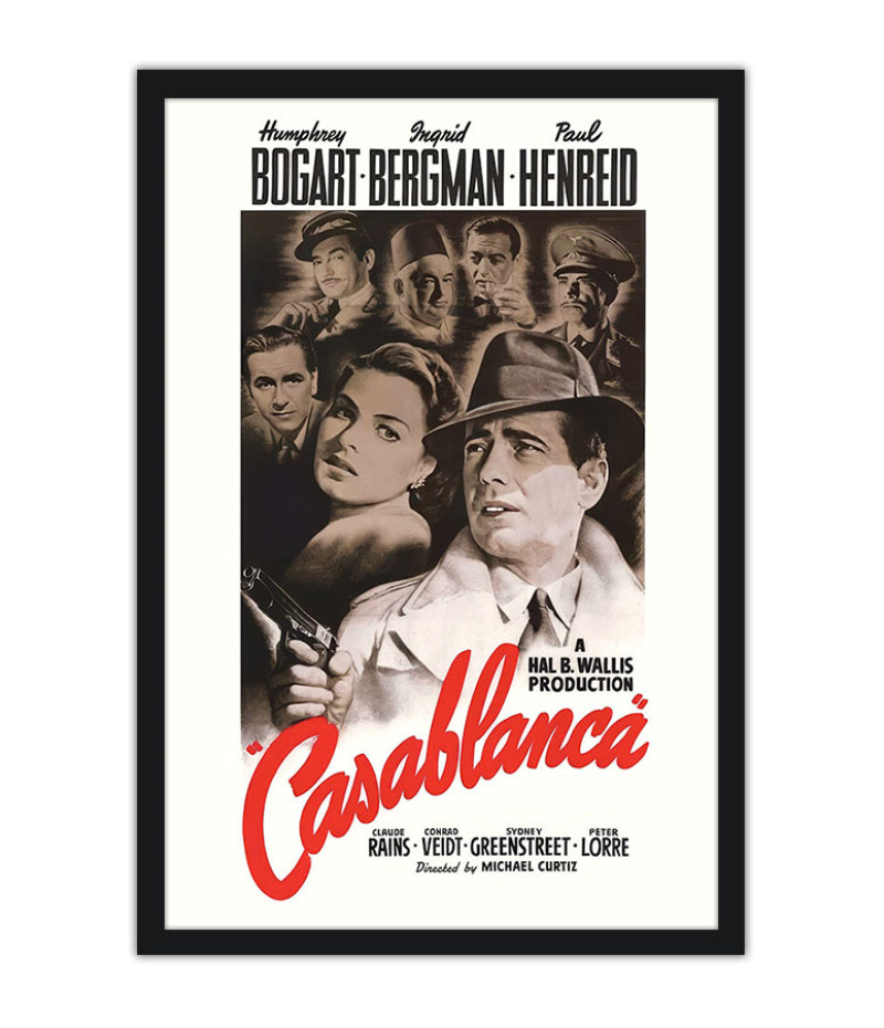 Poster Casablanca - Vintage - Filmes