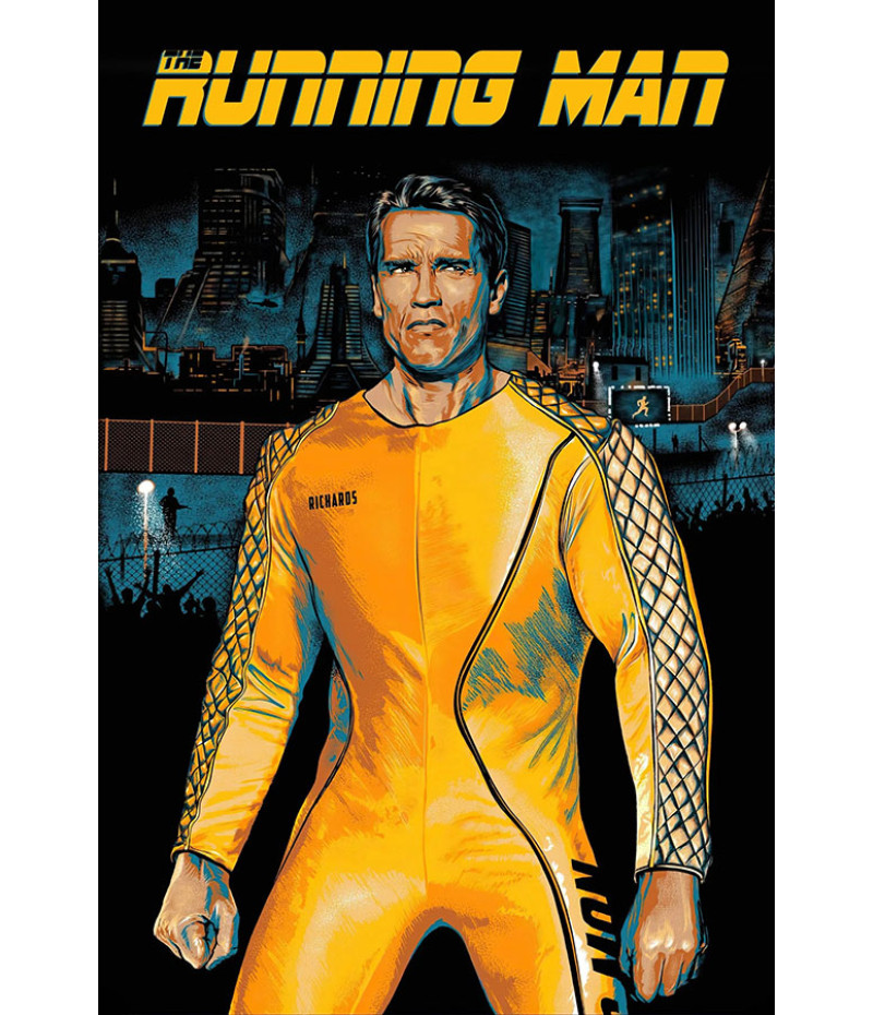 Poster The Running Man - O Sobrevivente - Stephen King - Filmes