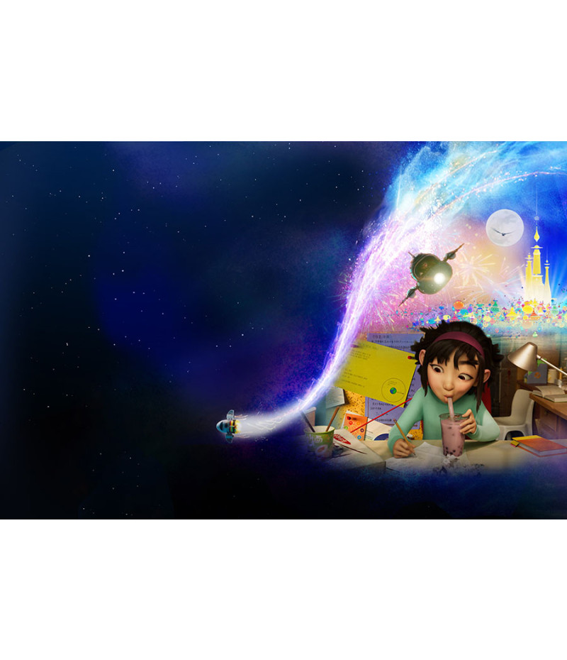 Poster A Caminho Da Lua - Filmes - Infantis