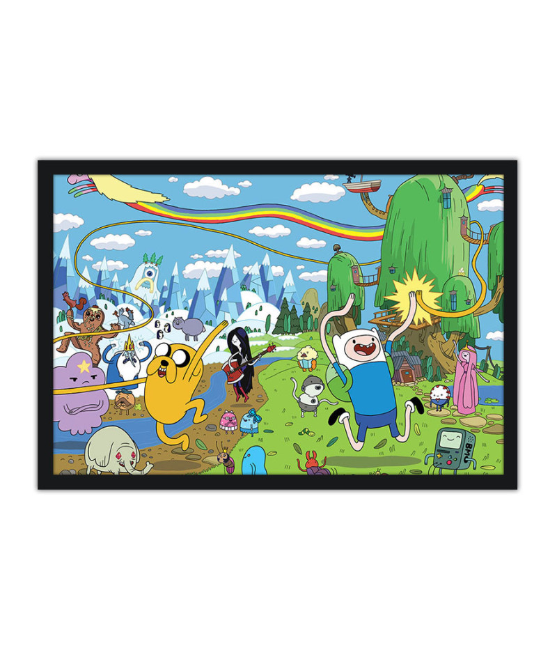 Poster A Hora Da Aventura - Adventure Time - Infantil