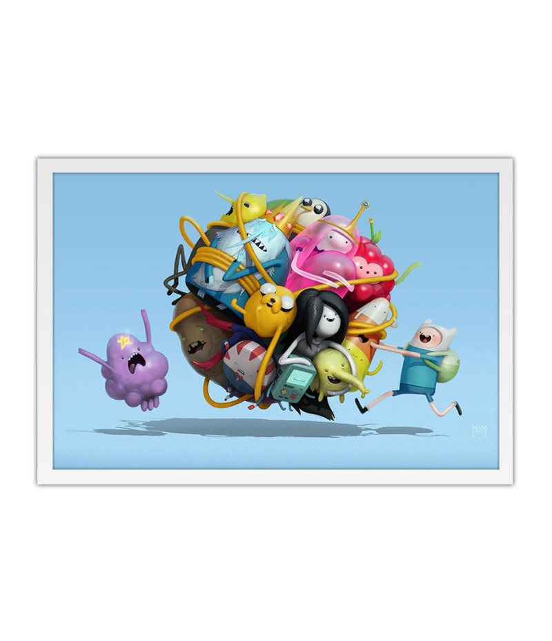Poster A Hora Da Aventura - Adventure Time - Infantil
