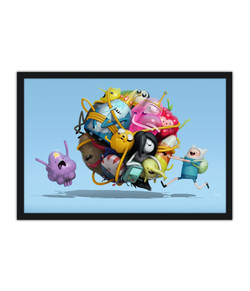 Poster A Hora Da Aventura - Adventure Time - Infantil