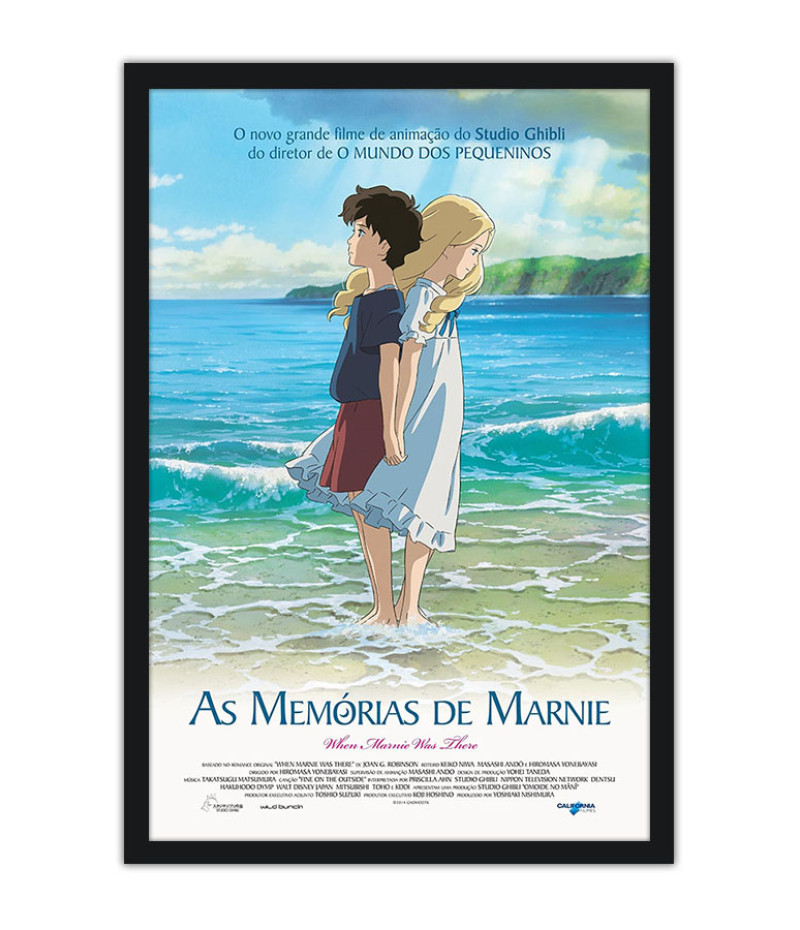 Poster As Memorias De Marnie - Estudio Ghibli - Filmes
