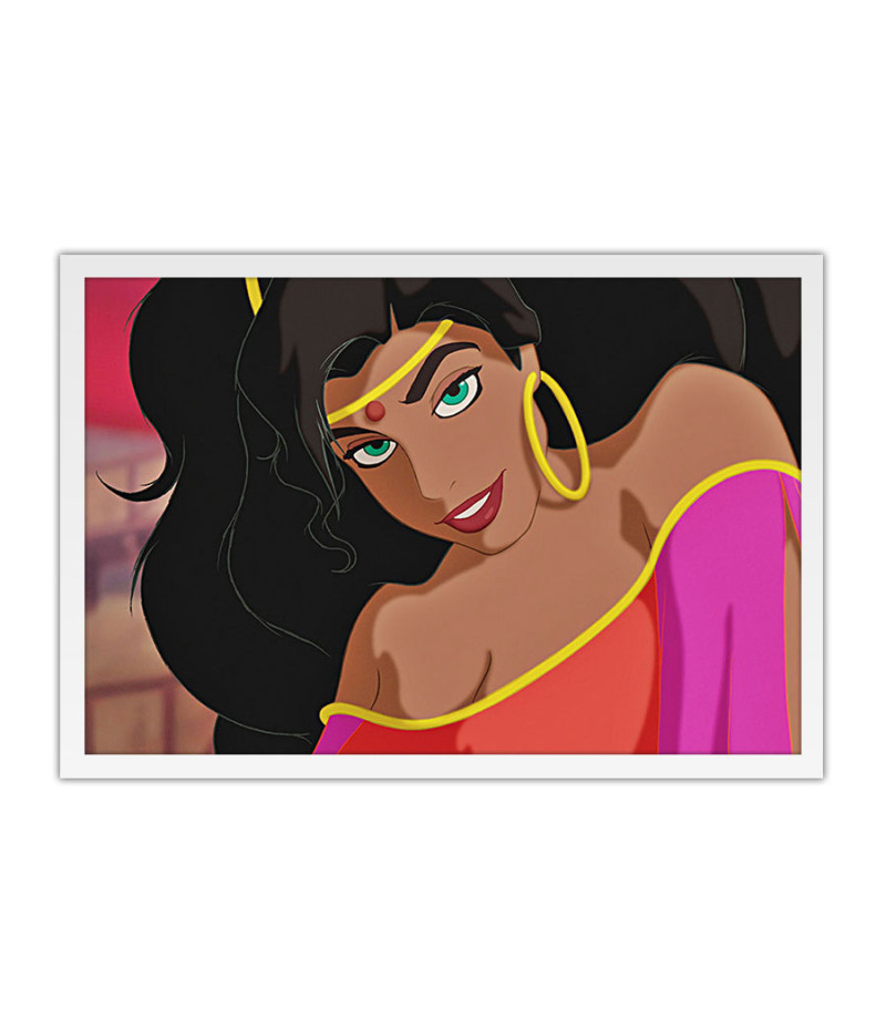 Poster O Corcunda De Notre Dame - Esmeralda - Princesas Disney - Filmes - Infantis
