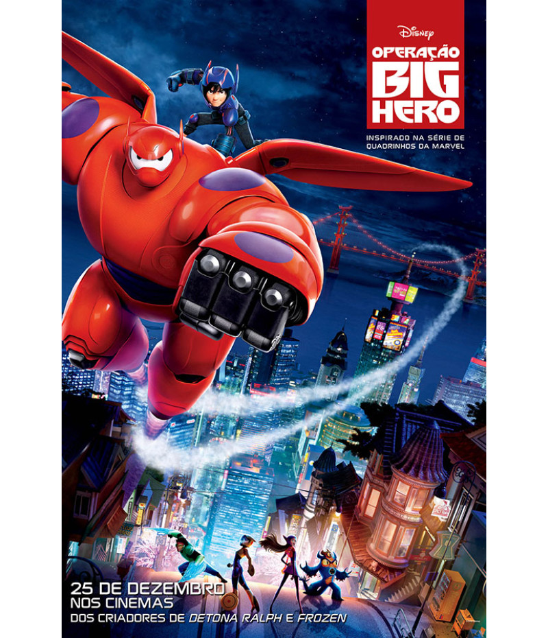 Poster Operação Big Hero - Filmes - Infantis