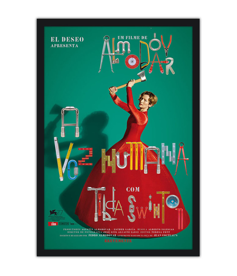 Poster A Voz Humana - Almodovar - Filmes