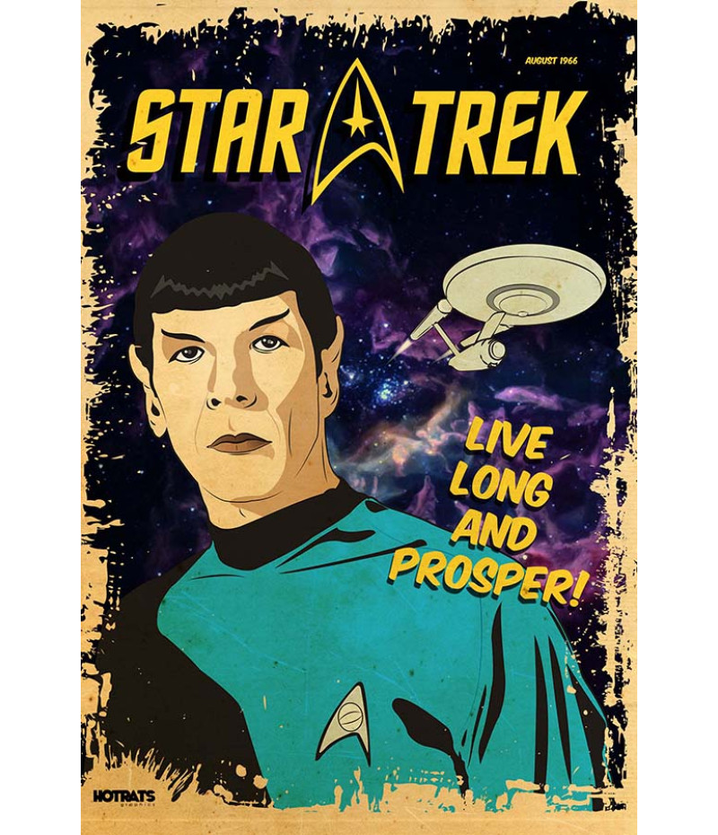 Poster Star Trek Retrô
