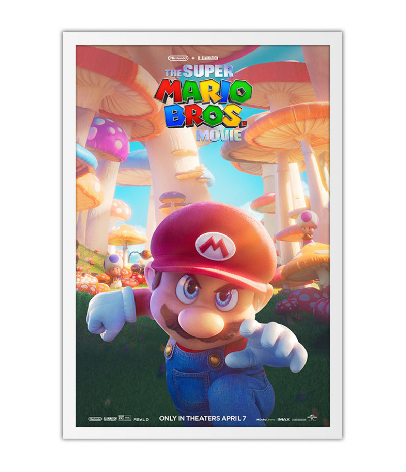 Poster Mario Bros O Filme - Mario Filmes