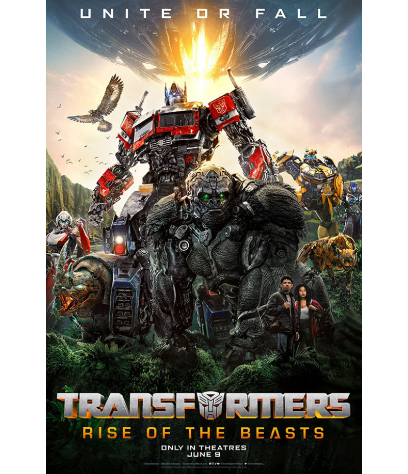 Pôsteres de Transformers: O Despertar das Feras soltam as feras do filme