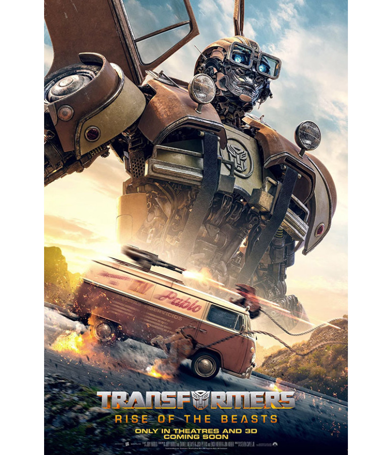 Pôster de Transformers: O Despertar das Feras reúne os robôs do filme