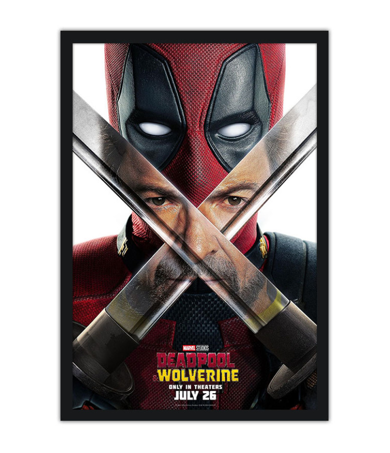 Poster Deadpool e Wolverine - Marvel - MCU - Filmes