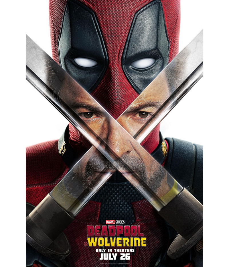 Poster Deadpool e Wolverine - Marvel - MCU - Filmes
