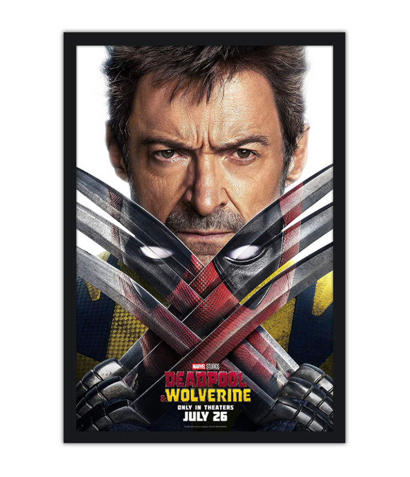 Poster Deadpool e Wolverine - Marvel - MCU - Filmes
