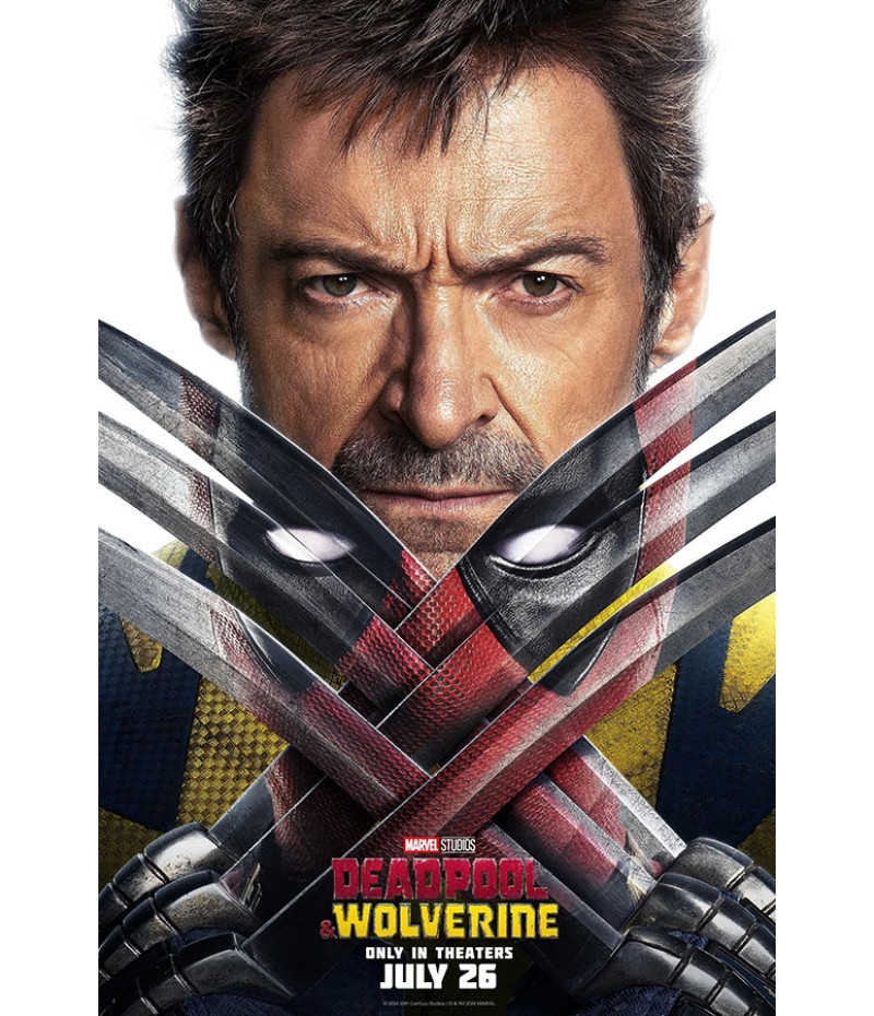 Poster Deadpool e Wolverine - Marvel - MCU - Filmes