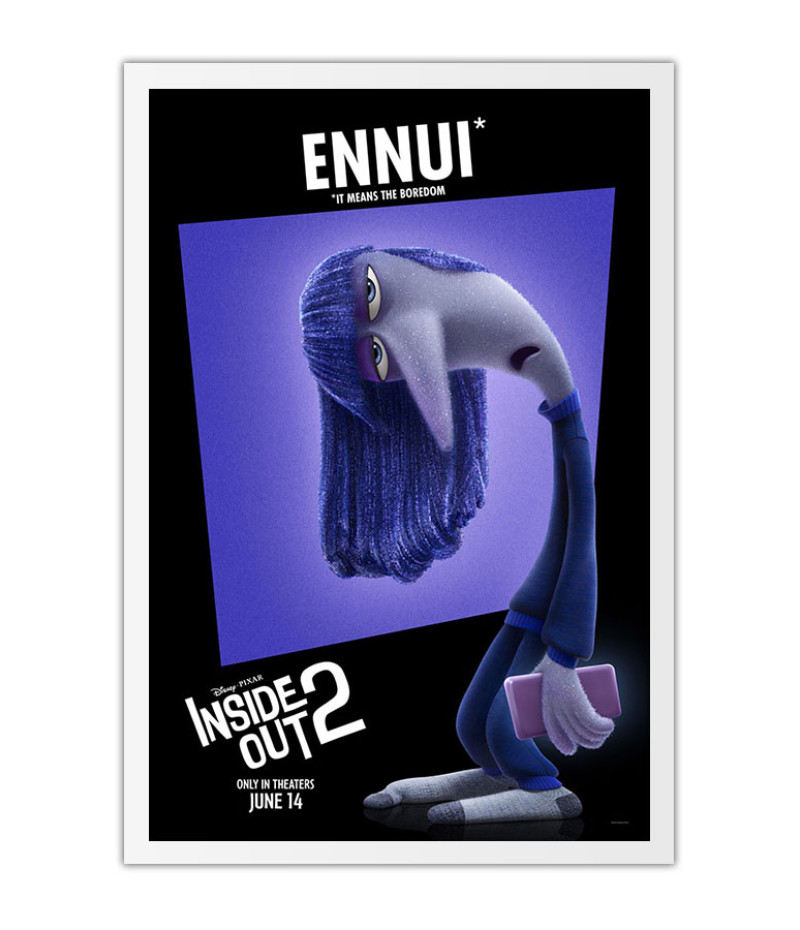 Poster Divertidamente 2 - Tedio - Inside Out 2 - Animação - Infantil - Filmes