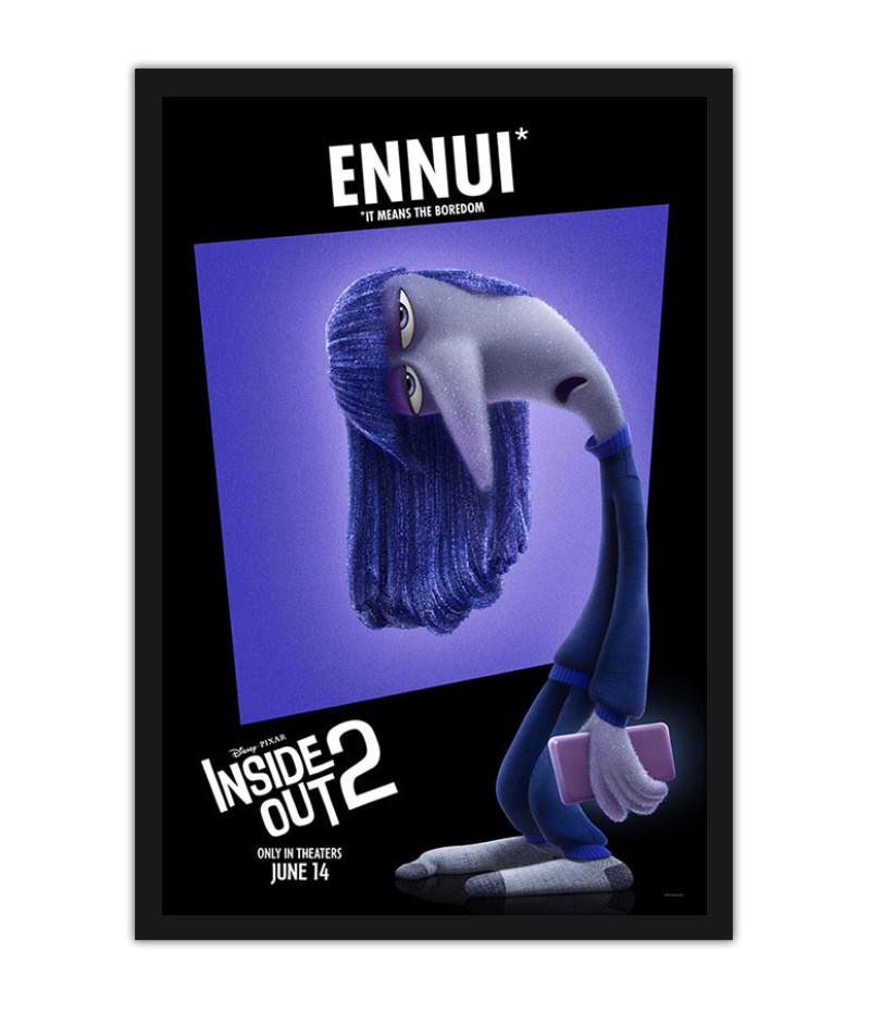 Poster Divertidamente 2 - Tedio - Inside Out 2 - Animação - Infantil - Filmes