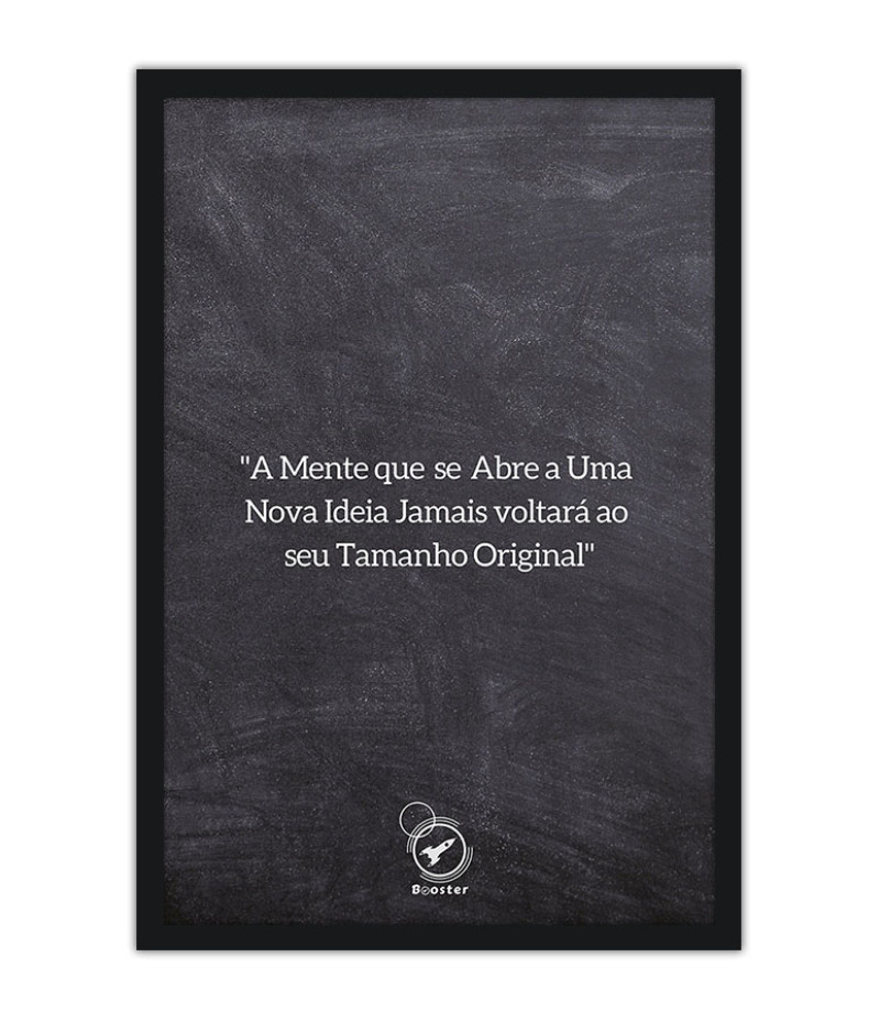Poster A Mente Que Se Abre - Motivacional
