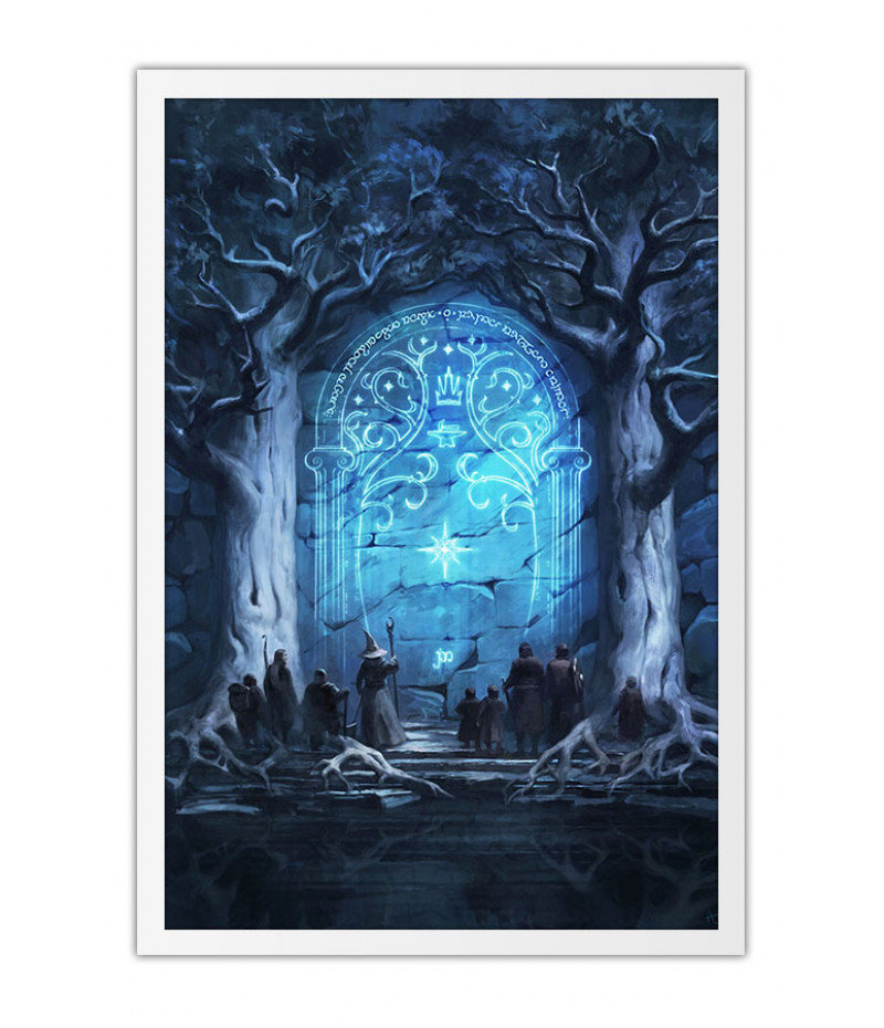Poster O Senhor Dos Aneis - Lord Of The Rings - Say Friend - Filmes