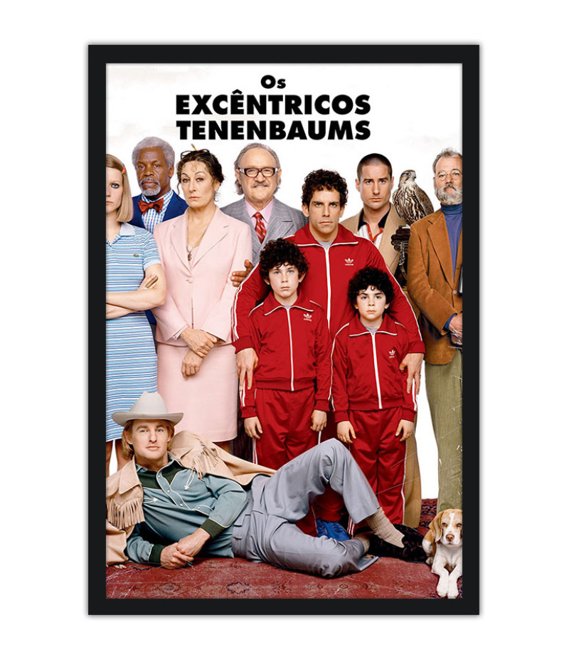 Poster The Royal Tenenbaums - Os Excentricos Tenenbaums - Wes Anderson - Filmes
