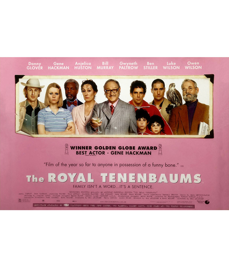 Poster The Royal Tenenbaums - Os Excentricos Tenenbaums - Wes Anderson - Filmes
