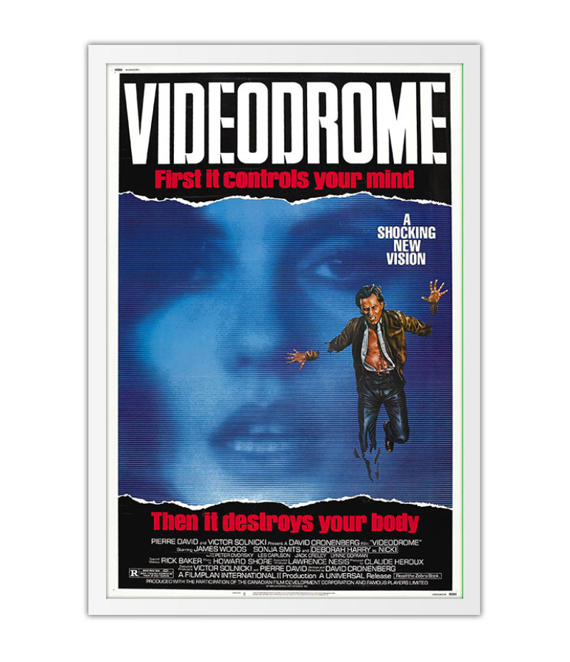 Poster Videodrome A Sindrome do Video - Filmes