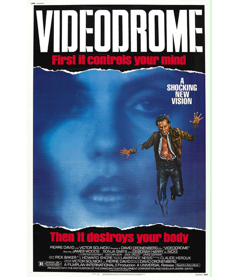 Poster Videodrome A Sindrome do Video - Filmes