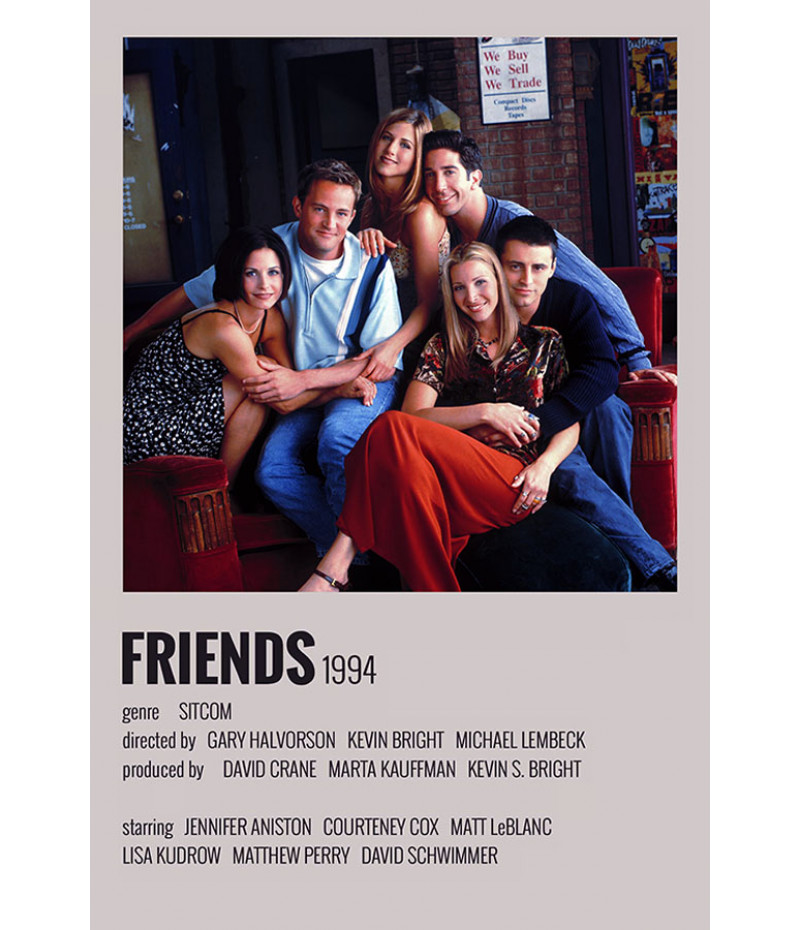 Poster Friends - Polaroid - Séries