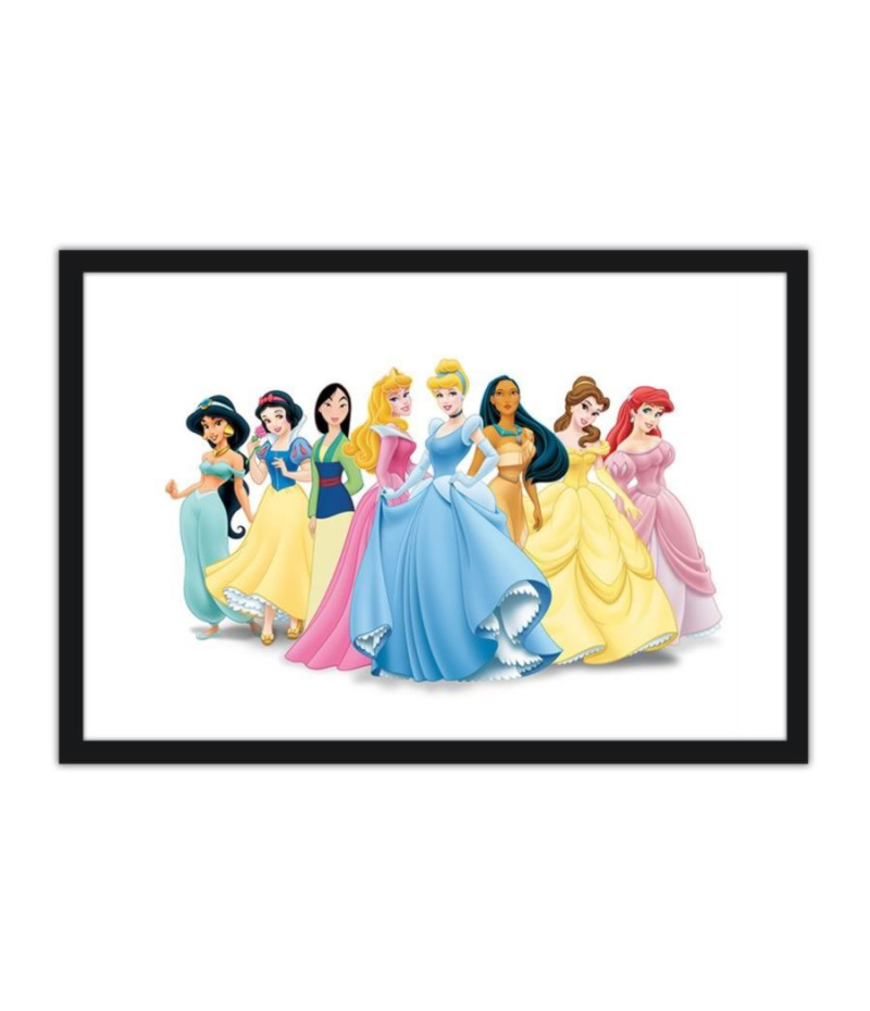 Poster Princesas da Disney - As Clássicas Oito - Infantil