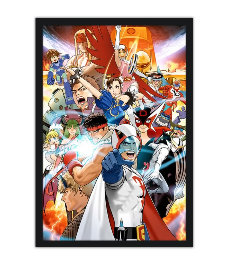Poster Game Tatsunoko Vs. Capcom Ultimate All Stars