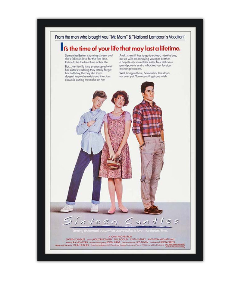 Poster Gatinhas e Gatoes - Sixteen Candles - Retrô - Filmes