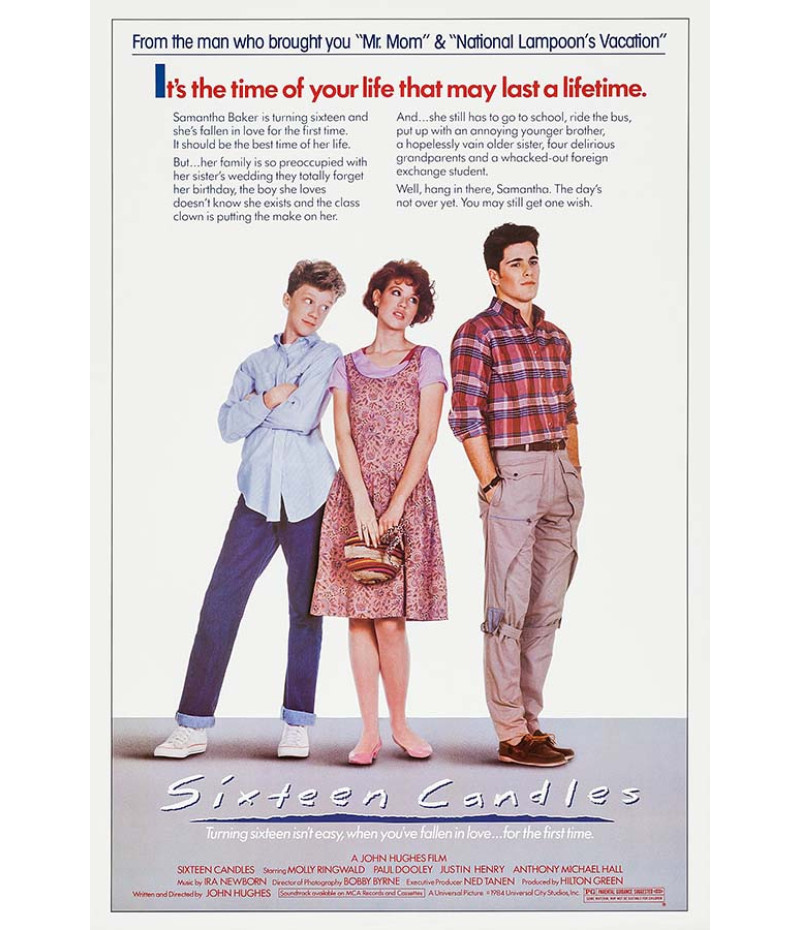 Poster Gatinhas e Gatoes - Sixteen Candles - Retrô - Filmes
