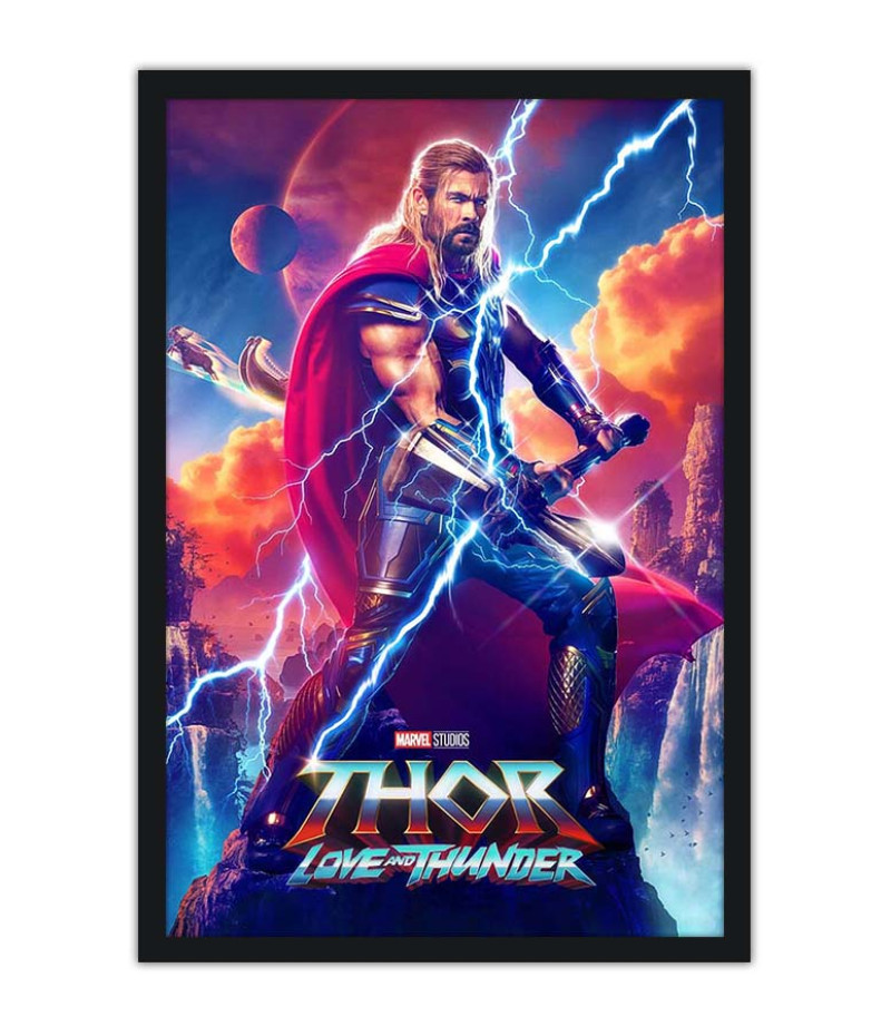 Poster Thor Amor e Trovão - Love And Thunder - Marvel - Filmes