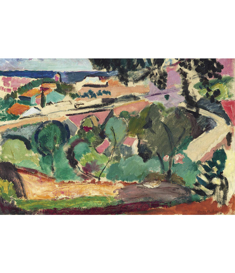 Poster Henri Matisse - Paysage de Collioure - Obras de Arte